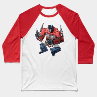 Optimus plays with Bionicles Baseball T-Shirt